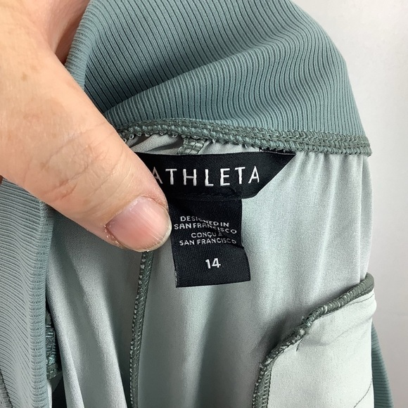 Athleta Nolita Slim Tapered Printed Crop Pant Size 14 - Picture 5 of 8